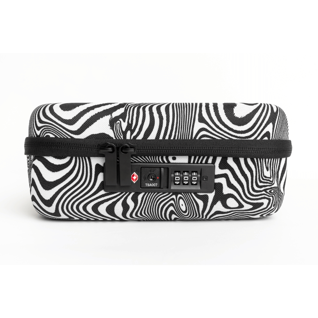 Ziggy lockbox with combination zipper lock