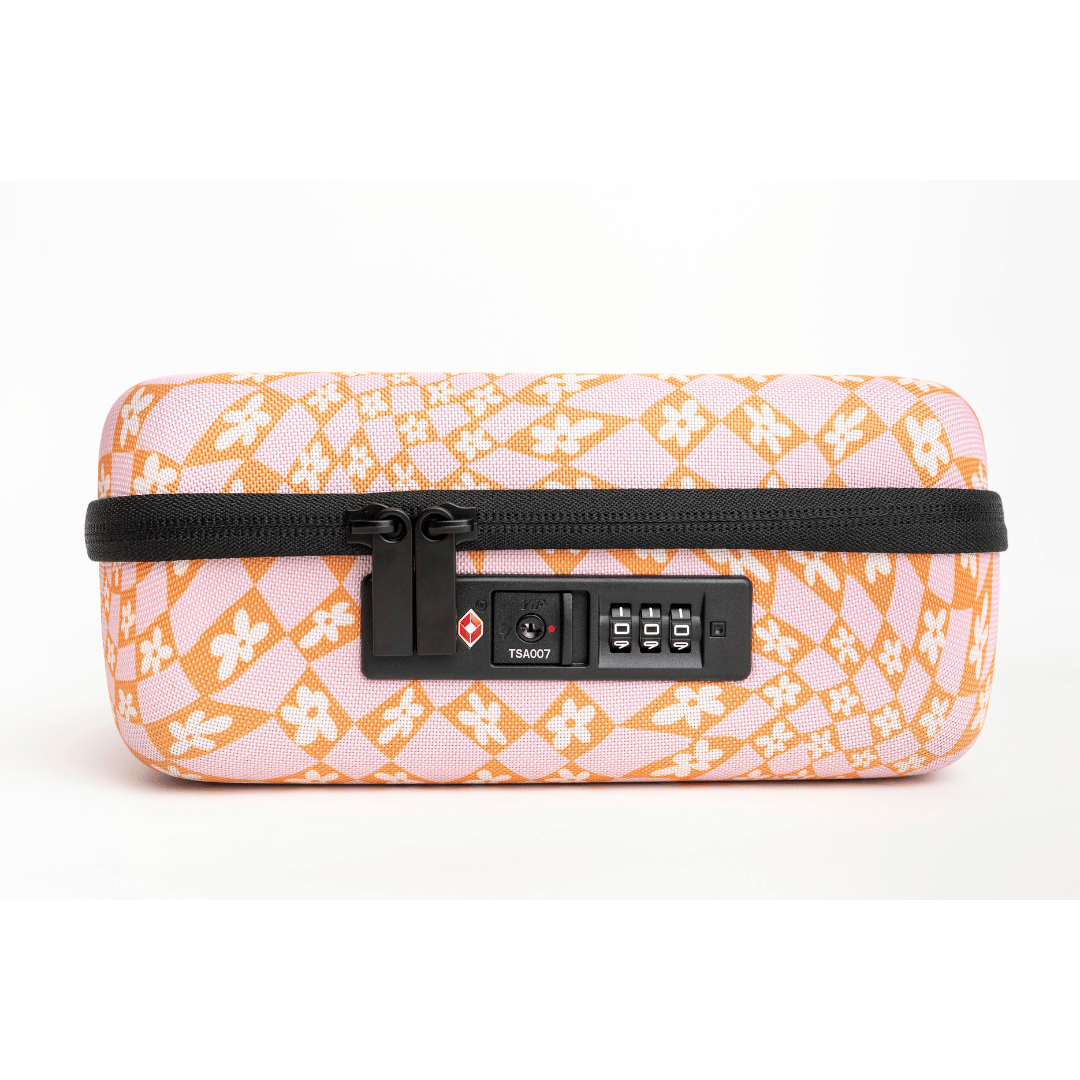 Hazey Daisy lockbox with combination zipper lock