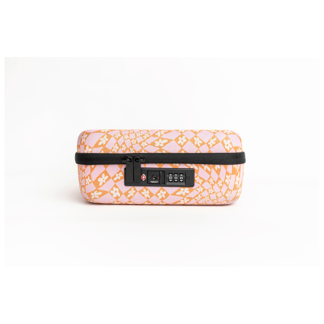 Hazey Daisy lockbox with combination zipper lock